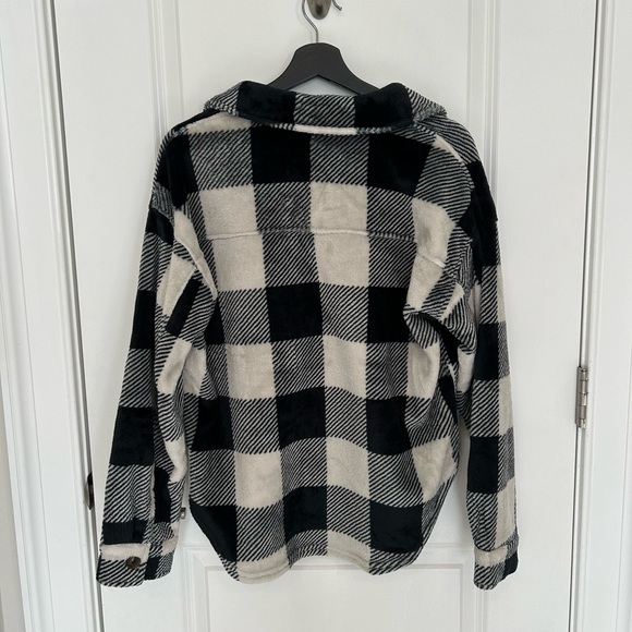 Hippie Rose Stone Buffalo Plush Shirt-Jacket - Picture 4 of 4